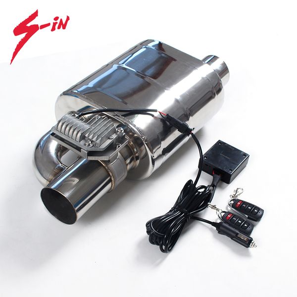 

63mm exhaust valve muffler electric valve muffler exhaust sets right left electric cutout sounds