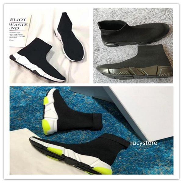 

new speed sock speed trainer shoes for men and women shoes speed stretch-knit shoes mid sneakers size eur 36-47