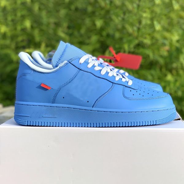 

HOT New Silver White x 1 07 Skateboard Shoes Mens Blue For Serena Only Sports Shoes Virgil Designer Shoes Outdoor Trainer Sports Sneakers