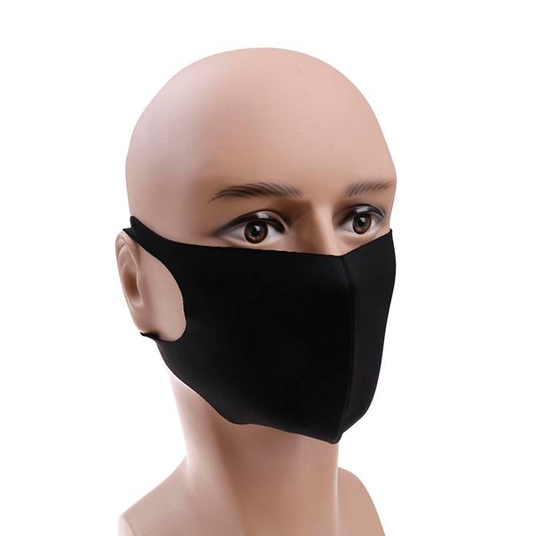 

new anti-dust earloop mouth face cover outdoor riding masks black mask soft cotton sponge winter breathing mask new