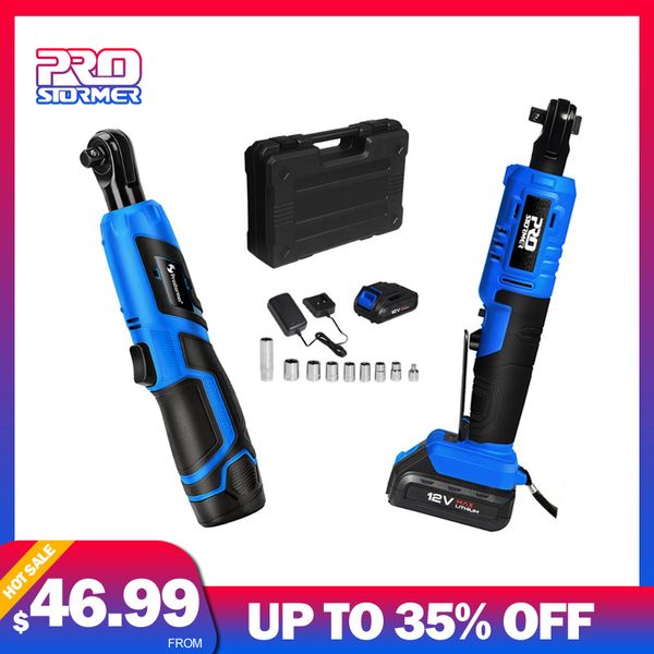 

prostormer 12v rechargeable ratchet wrench lithium battery 90 degree electric wrench portable fast charge stage truss