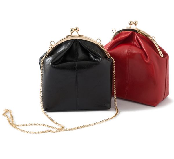 

2020 new bolsos ladies leather messenger bag iconic retro mini bag shoulder with lock and frame crossbody bags for women sac