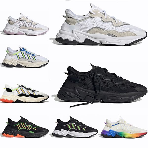 

клаиекий Ѭойной black cloud white mens ozweego поѬивна обђв дл мђжин женин solar yellow