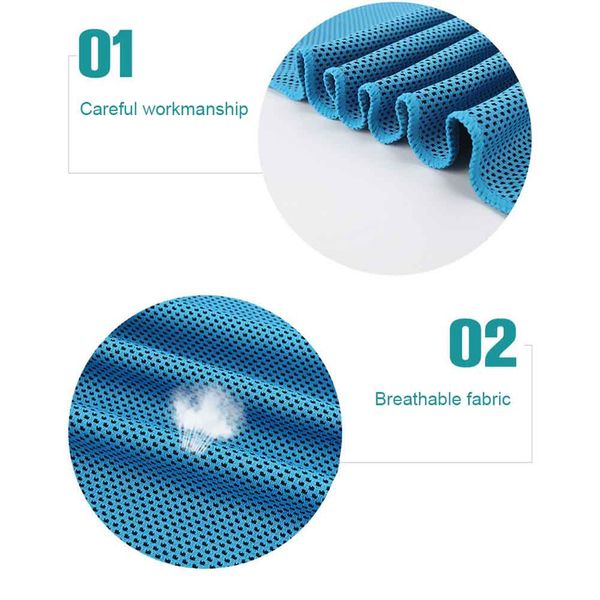 

lovely ice cold instant cooling towel running jogging gym chilly pad sports yoga bb55 jy18