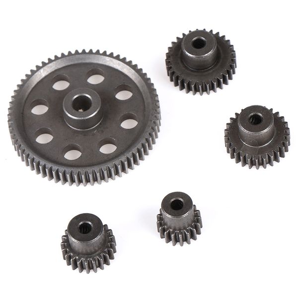 

11184 metal diff main gear 64t 11181 motor pinion gears 21t truck 1/10 rc parts hsp brontosaurus himoto amax redcat exceed 94111