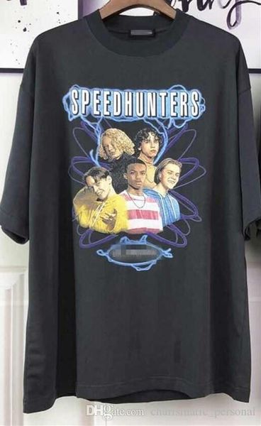 

хип-хоп уличная одежда speedhunters oversize футболка мужчины женщины серый топ футболка летний стиль футболка, White;black