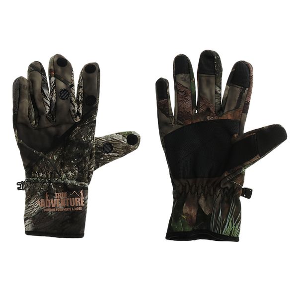 

зима полный палец bionic ветрозащитный камуфляж охота перчатки