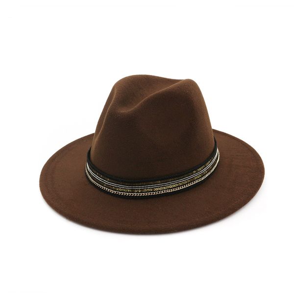 

men women wool fedora hat with striped ribbon jazz hat panama, Blue;gray