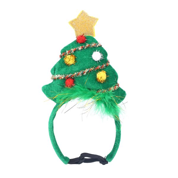 

cute polyester dog christmas tree hairband adjustable cosplay supplies