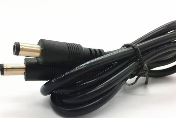

2.1mm x 5.5mm dc connector lead male to male power cable