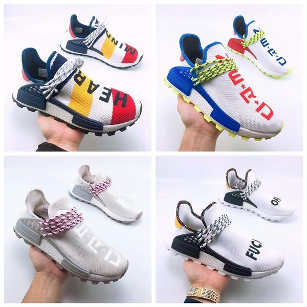 

andh2a nmds human race running shoes for mans pharrell williams sample yellow core black sport designer shoes men women sneakers 36-45