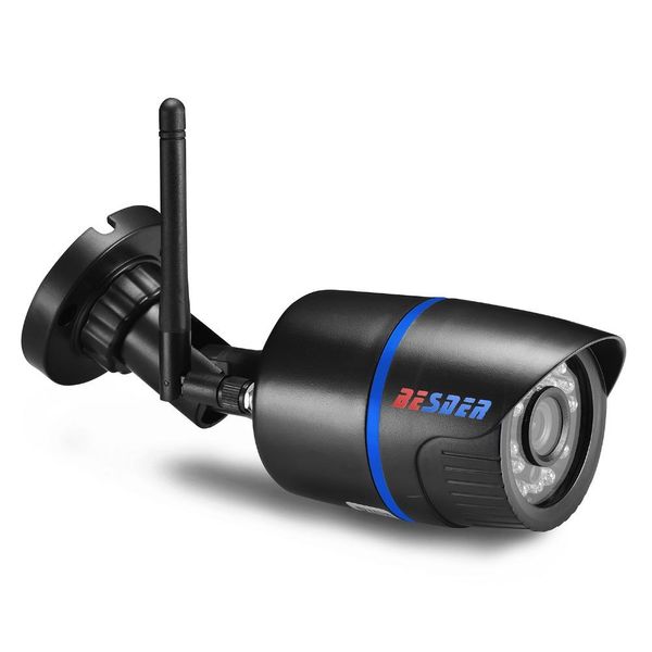 BESDER Wifi IP câmera 720P 960P 1080p sem fio Wired ONVIF P2P CCTV Bala Outdoor Night Vision Camera