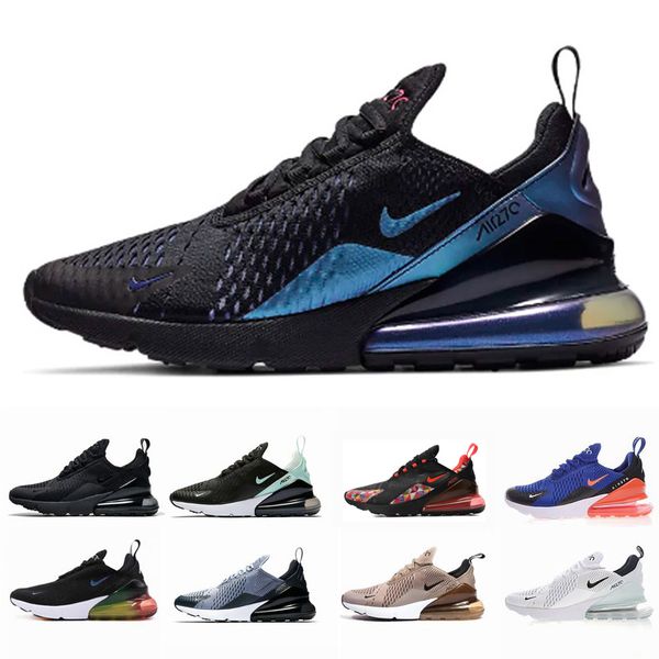 

men women air max 270 cushion running shoes 27c triple white black habanero red chaussures medium olive 270s tn designer shoes sneakers