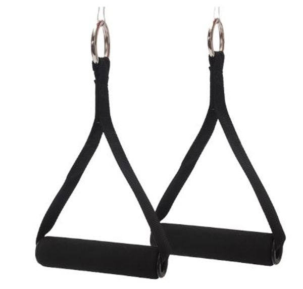 

1pair gym handle bar resistance pull rope fitness exercise sports accessories