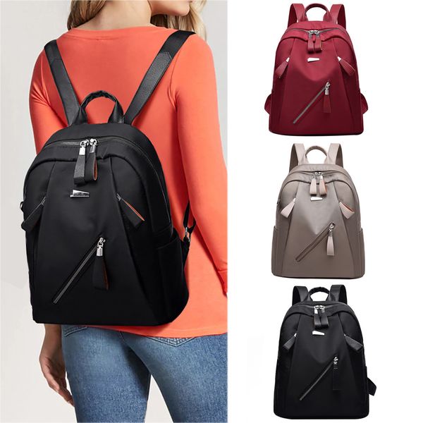 

2019 leisure back pack women color matching wild fashion casual travel bag student bag backpack dropshipping mochila mujer