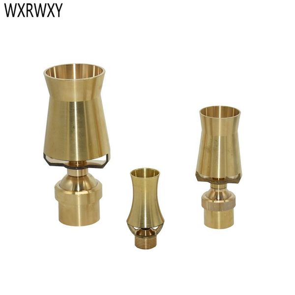 

ornamental fountain sprinklers nozzles brass adjustable decorative water fountain nozzles ice tower garden pond landscape 1pcs