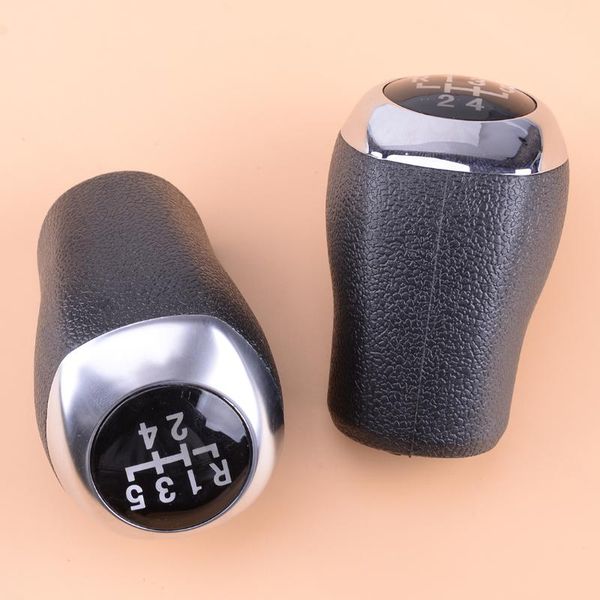 

beler 5 speed shifter lever handball gear head matte chrome fit for elantra gt i30 mt 2012 2013 2014 2015 2016