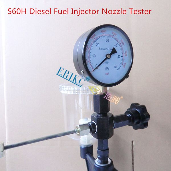 

erikc original high black piezo injector tester and common rail tool s60h diesel fuel injection nozzle tester validator