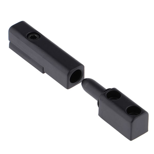 

3.8" hinge aluminum weld cabinet greasable door trailer tailgate black