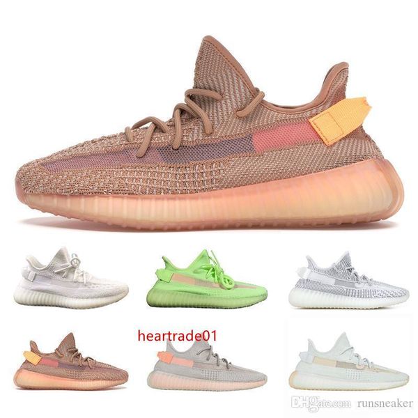 

true form v2 clay hyperspace static butter kanye west cream white zebra mens womens running shoes runner athletic designer sneakers