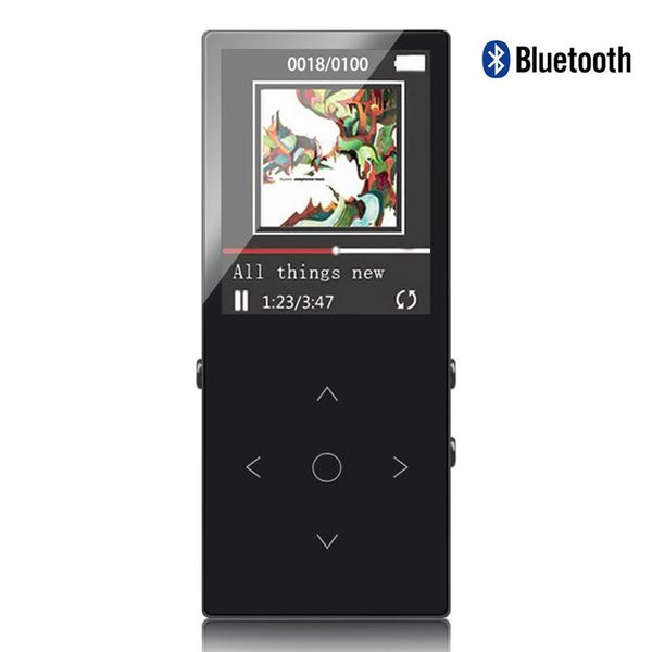 

portable metal walkman original mp3 player bluetooth with 16gb metal lossless hiag quality sound music player audio medio play