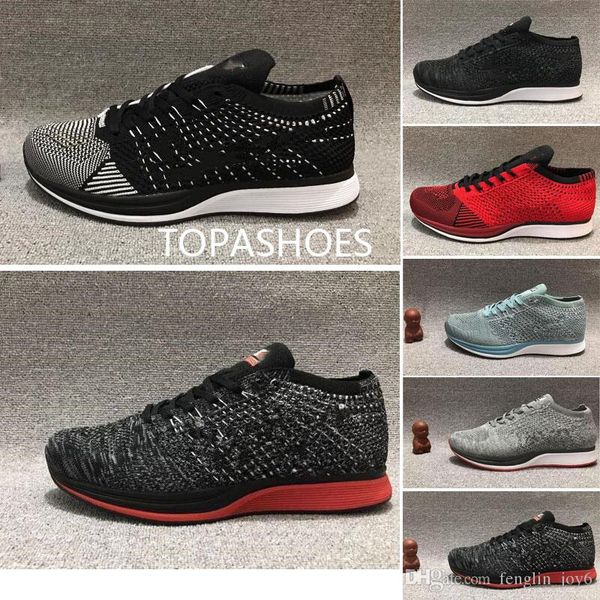 

wholesale running shoes racer men women run triple white black silver gold bullet multicolor athletic fly line trainer sneaker flywire