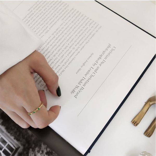 

stylish sterling silver 925 girls ring gold adjustable jewelry, Golden;silver