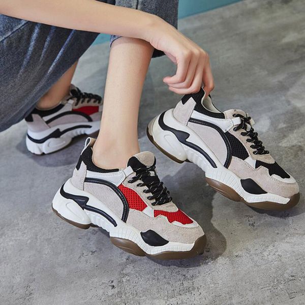 

new women casual sneaker black white split all-match fashion womens outdoor cloth shoes sneakers size 36-39