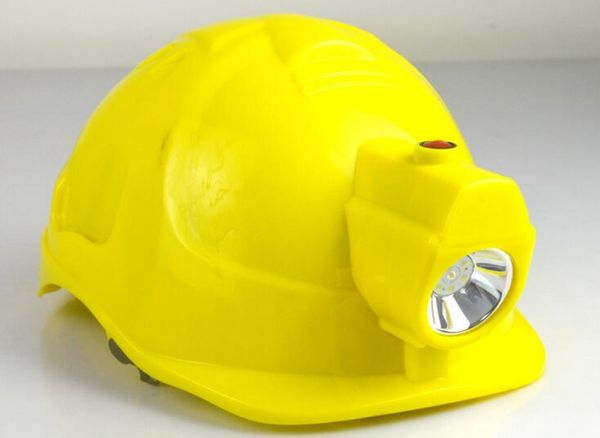

led miner safety helmet with lamp mining headlamp hat 2800ma bk1000