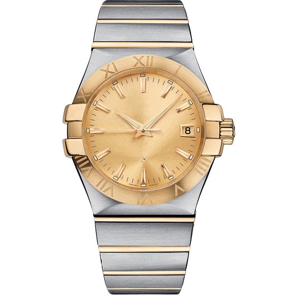 

13 style designer automatic luxury woman watches mechanical swiss watch constellation series diamond female watch 123.15.27.20.57.001, Slivery;brown