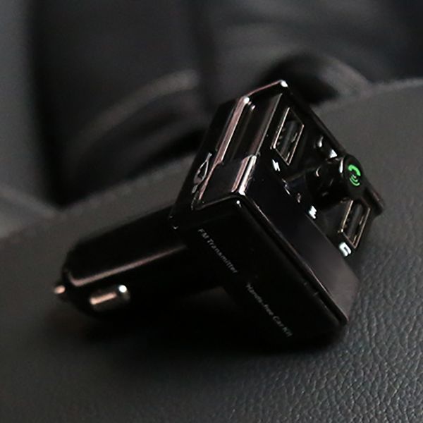 

#35 color screen fm transmitter wireless bluetooth handscar kit 360 rotatable car mp3 audio with 5v 3.1a dual usb car mp3