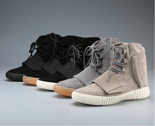 

kanye fear of god 1 brand high boots of god military sneakers hight army boots men and women fashion shoes martin boots 36-47 01, Black