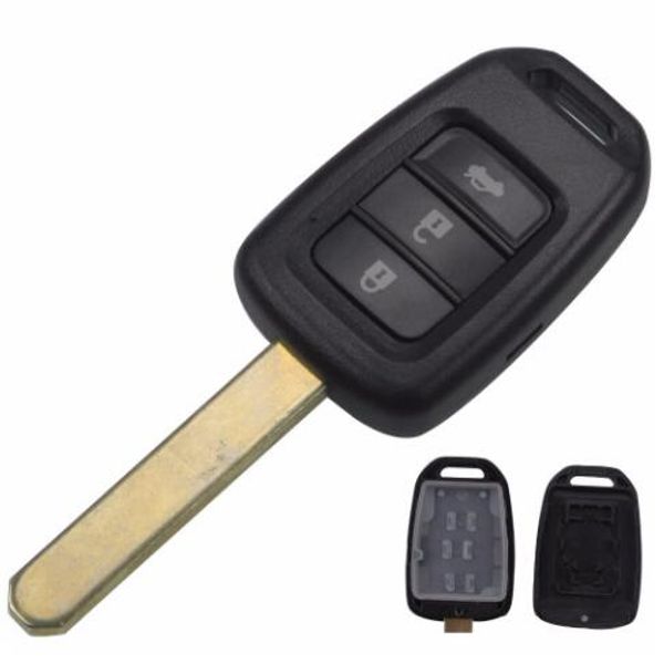 

auto car key 3 buttons remote car key shell case cover fob blank for honda cover hon66 blade use in usa