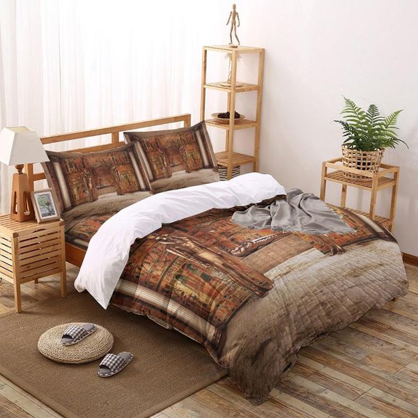 

tomb of pharaoh egypt golden tomb printed bedding sets duvet cover set pillowcase bed sets home bedclothes bed linen