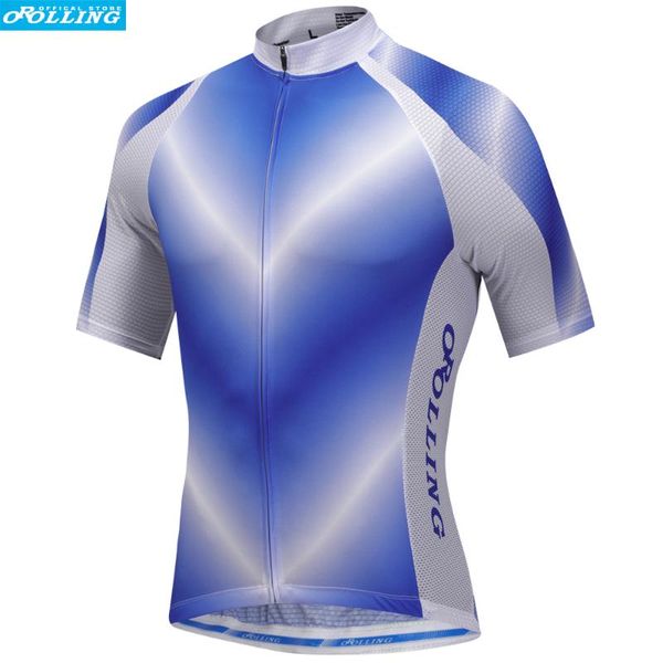 

голубой белый new orolling велоспорт джерси топы велосипед спортивная одежда бесплатная доставка, Black;red