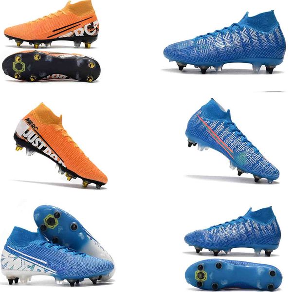 

2019 mens soccer shoes fury cr7 mercurial superfly 7 elite sg-pro ac soccer cleats outdoor football boots mercurial superfly vi 360 elite fg