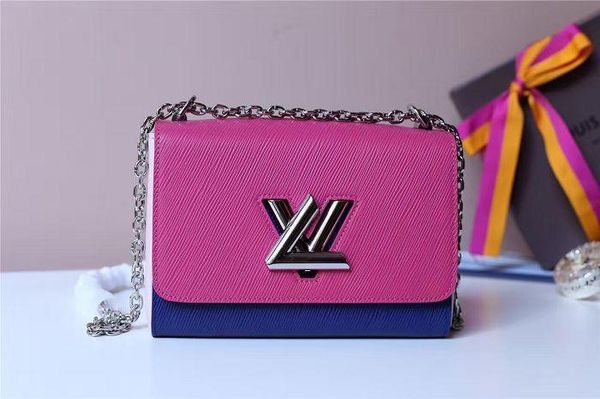 

twist medium handbag m42359 epi leather chain shoulder bag oxidized real leather iconic bags totes cross body business messenger bags