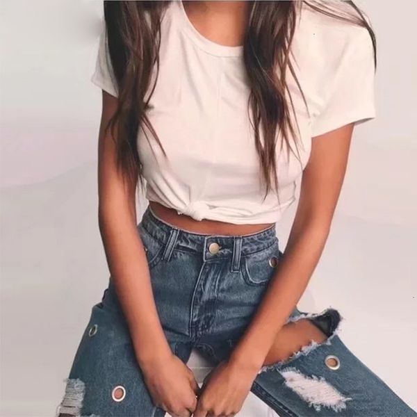 

womens designer clothing women designer tshirts white knot women t shirt fashion 2019 high waist 90s cool girls summer streetwear t shirt