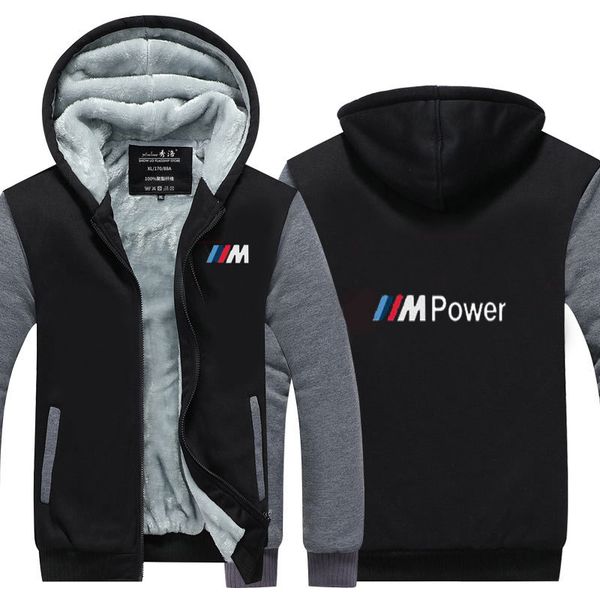 

2019 men motorcycle hoodies winter thicken zipper coat for sweatshirts outdoor sports leisure cycling jackets