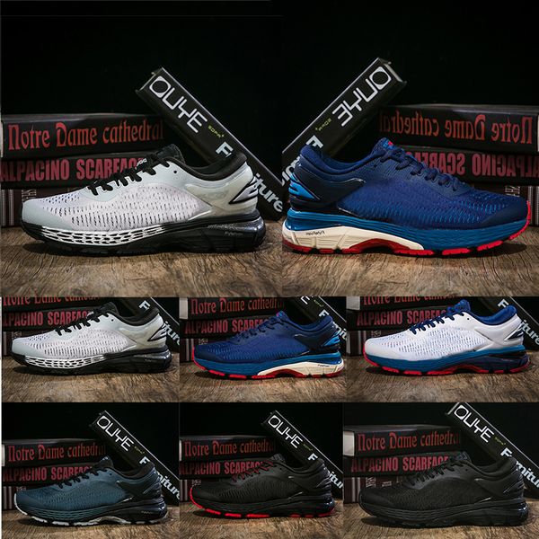 

new arrival gel-kayano 25 men running shoes outdoor lightweight breathable knit designer sneakers cushioned sports athletic jogging shoes