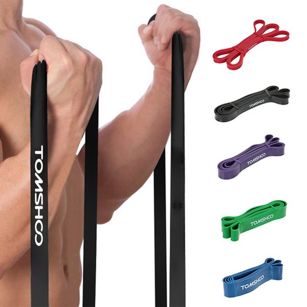 

tomshoo 208cm loop band pull up assist band stretch resistance powerlifting yoga exercise fitness assist mobility