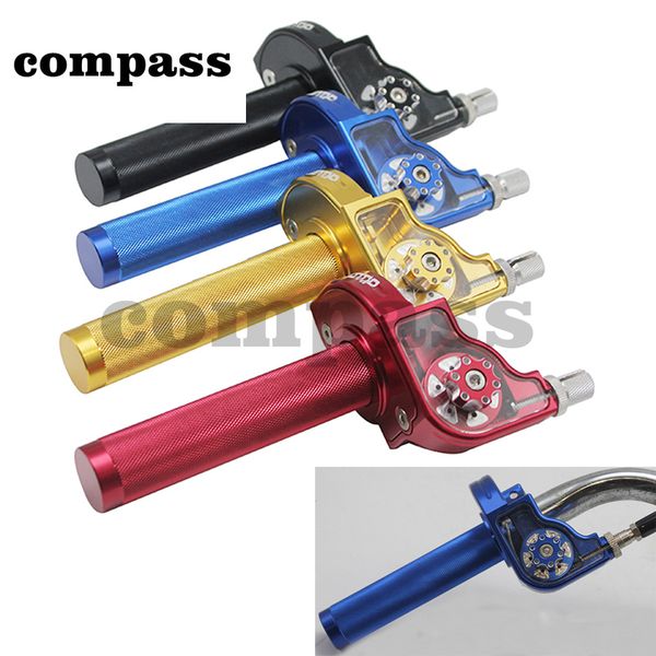 

22mm cnc aluminum motorcycle throttle grips settle twist gas throttle handle for for dirt pit bike