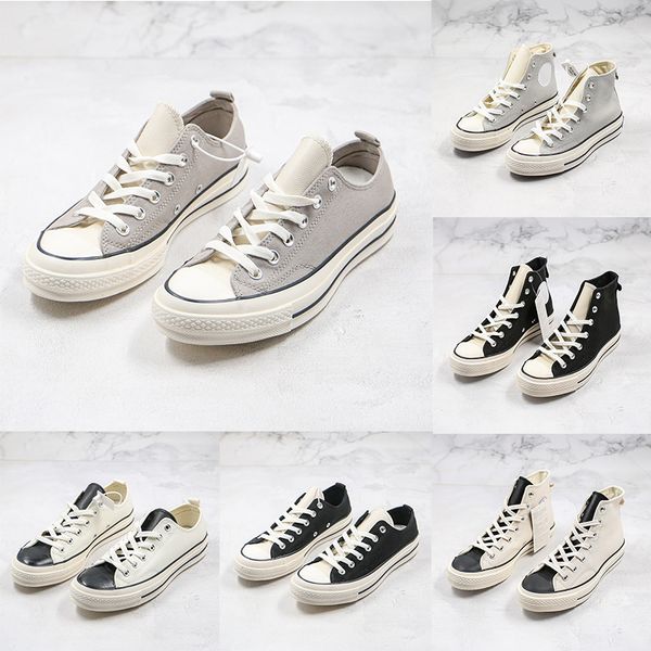 

fog fear of god essentials 1970s chuck 70s taylor canvas shoes men women black gery white casual sneakers sport skateboard trainers 36-44