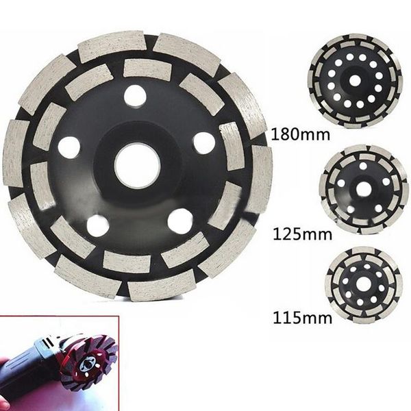 

115/125 /180 mm diamond segment grinding cup wheel disc double row millstone brick cut for angle grinder
