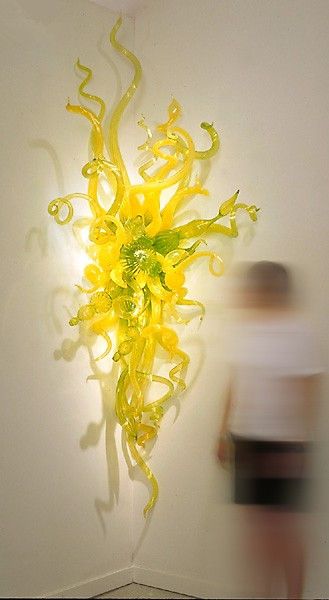 

100% mouth сгорел боросиликатного стекла настенные светильники настенные customized муранского стекла чихули style led art светильники для h