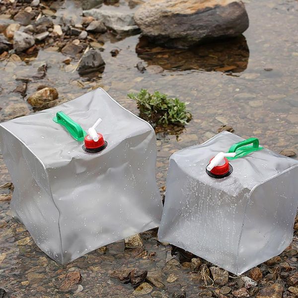 

2020 new camping hiking portable survival water bag collapsible water container storage ca rrier jug for outdoors hikingnpy3