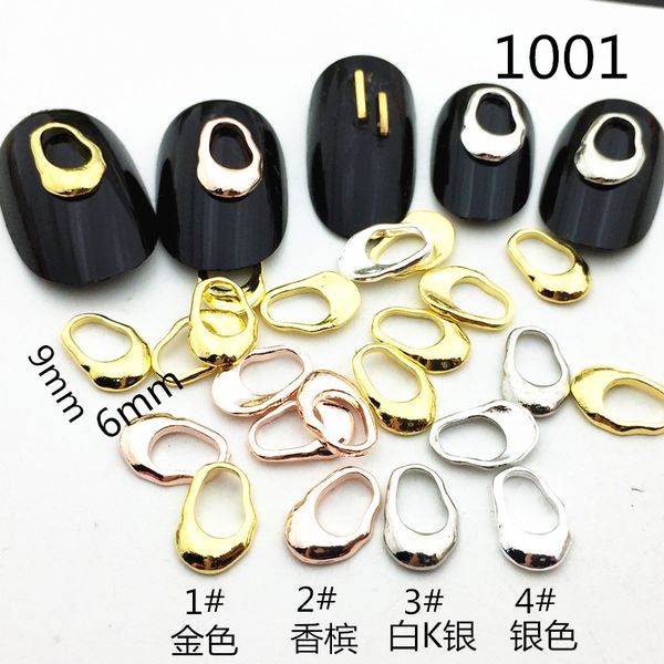 

10pcs/lot japan punk style irregular drop tear frame 3d diy metal alloy nail art deco nail stickers/charms/ tools for manicure, Silver;gold