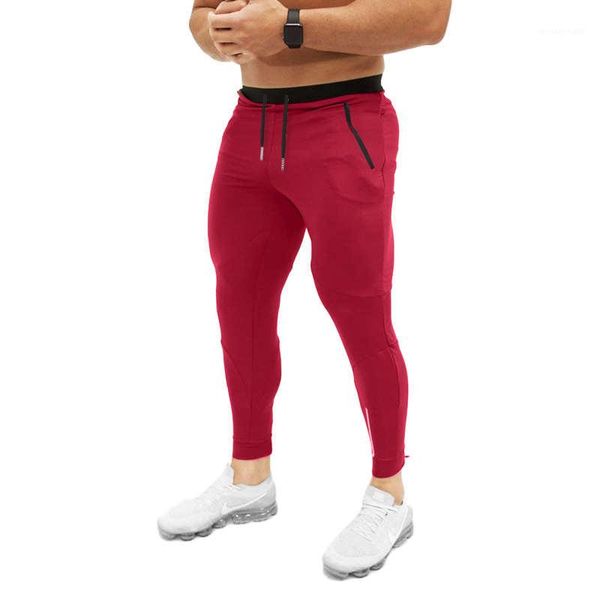 

шнурком solid color full length тонкий брюки мужские тренировочные брюки мужские проектировщик спортивные брюки мужские узкие, Black