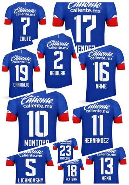 

Custom 18-19 mens Thai Quality Soccer Jerseys,Customized 18 Renteria 10 Montoya 13 Mena 5 Lichnovsky 23 Marcone 5 Lichnovsky Soccer Wear