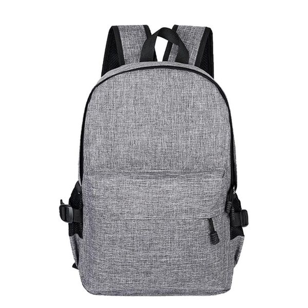 

backpack men solid color casual business backpack large capacity outdoor travel backpacks with usb lapbackpacks canta j#